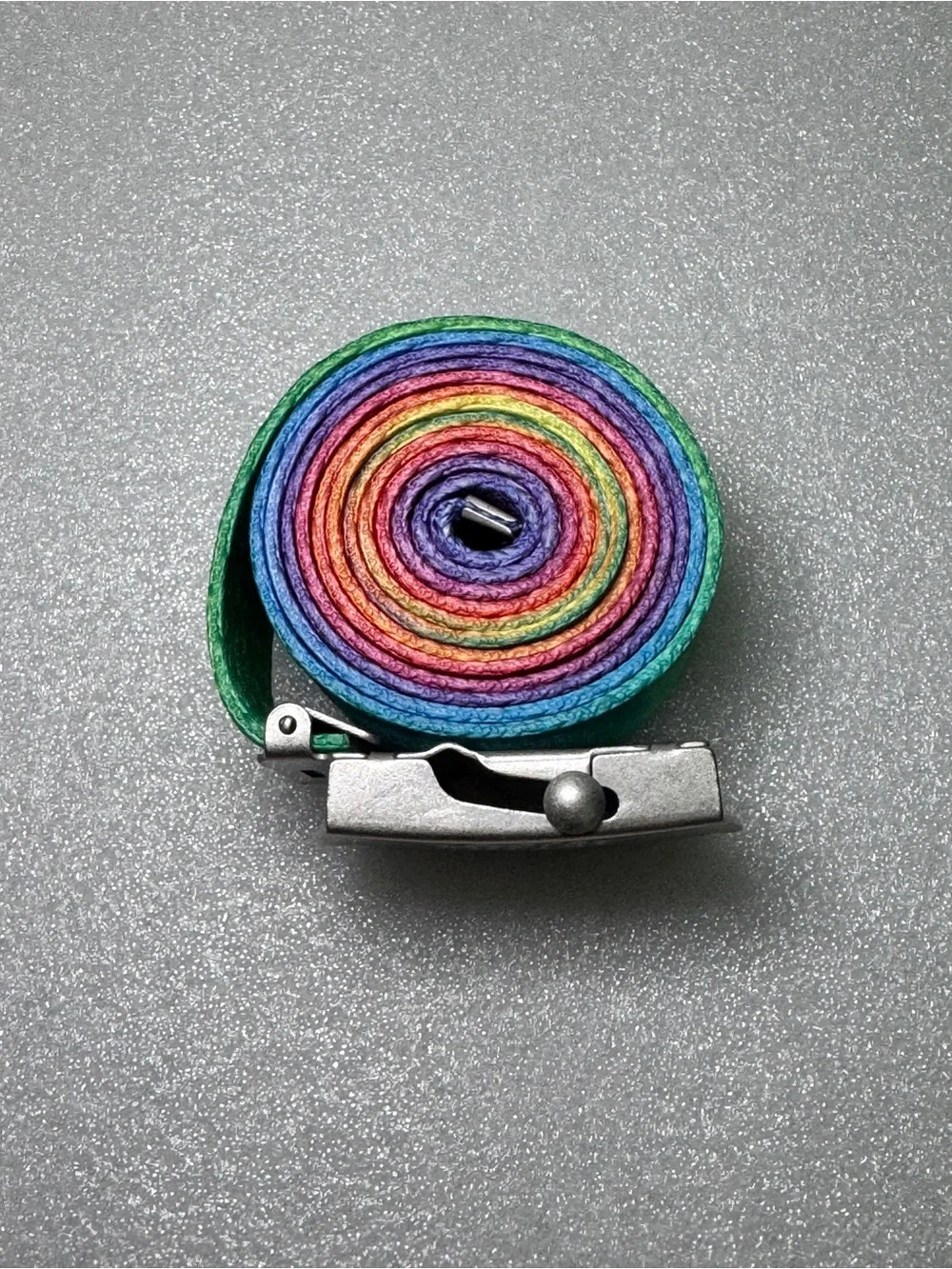 Anti Social Social Club ASSC “Get Weird” Belt Multicolor Rainbow Tie Dye